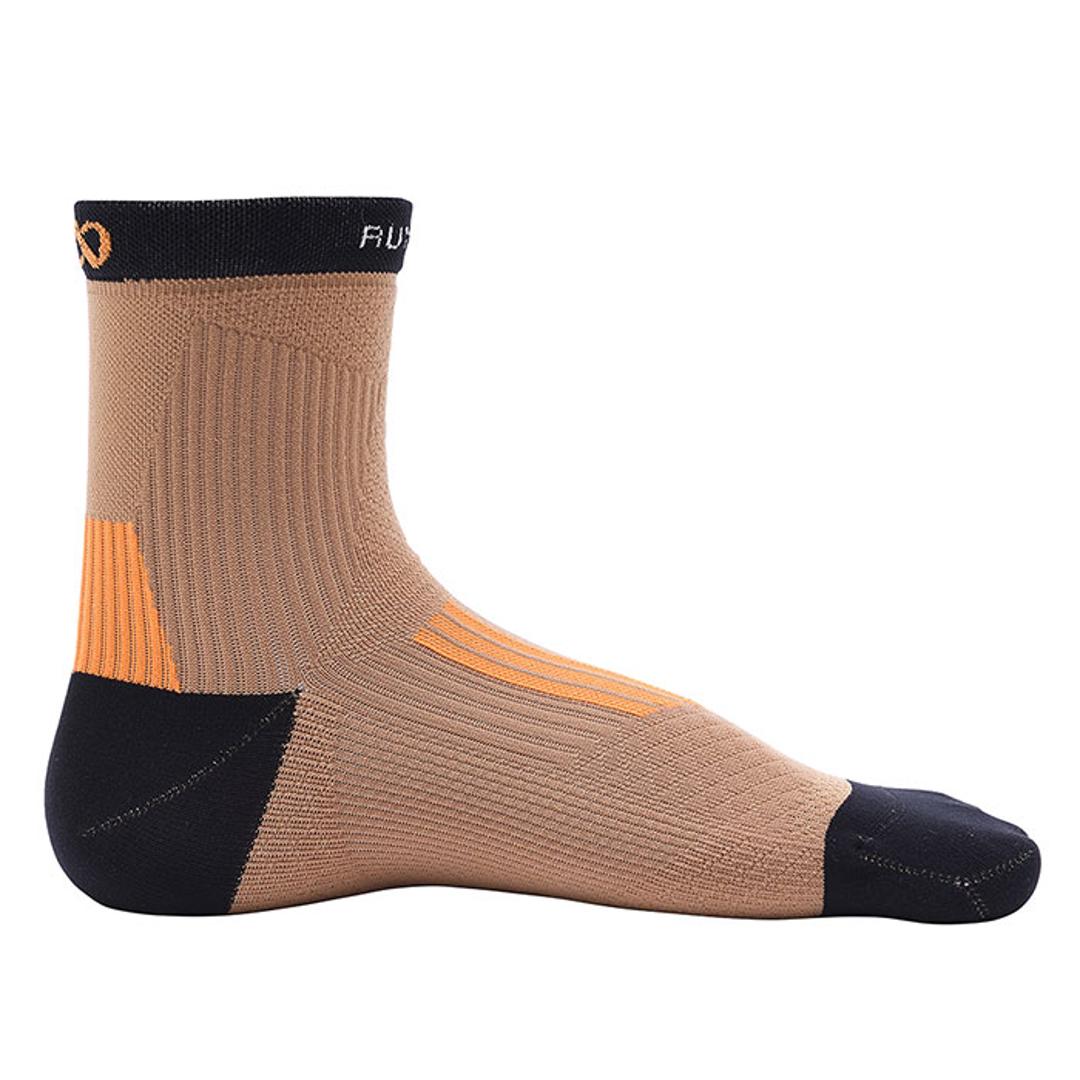 アールエル ソックス RNS5010 通販 日本製 アールエルソックス RxL R×Lソックス RL 靴下 スポーツソックス トレイルランニング トレイルラン トレイル ランニング ショートソックス ショート丈 メッシュ 蒸れない 衝撃吸収 レッグウェア 稲穂ゴールド/オレンジ S(22-24cm)