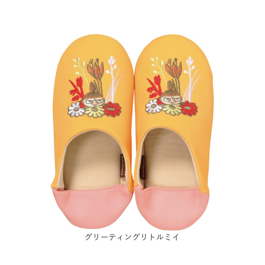 ルームシューズ ムーミン 通販 MOOMIN スリッパ ルームスリッパ かわいい レディース 室内用 部屋履き 室内履き 可愛い おしゃれ 部屋ばき 室内ばき オシャレ 北欧風 ギフト インテリア 贈り物 学校行事 歩きやすい お祝い ナチュラル リトルミイとおしゃべり ・