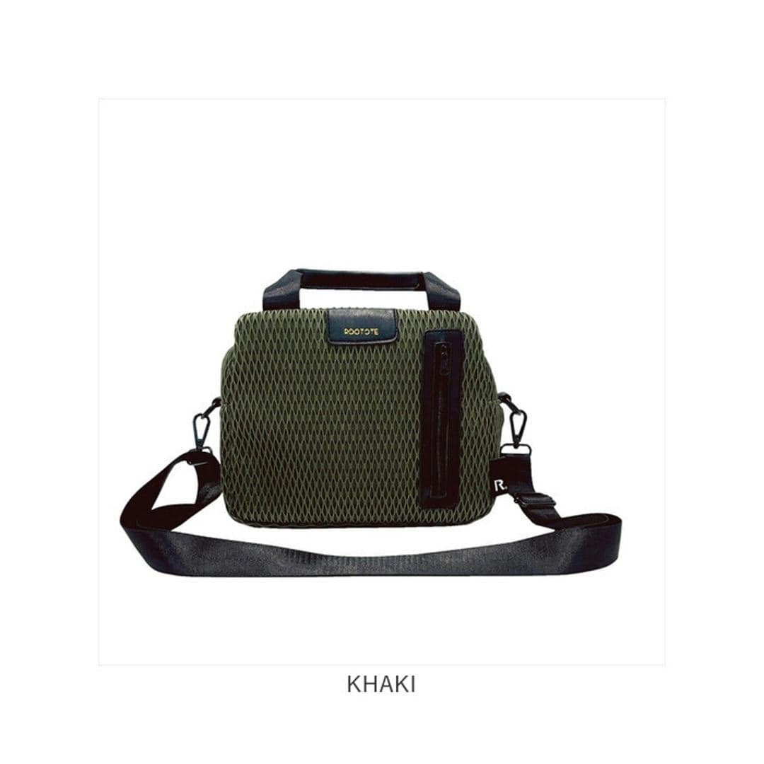 ルートート ショルダーバッグ ROOTOTE 1072 通販 ショルダーバック 斜めがけバッグ 2way トート レディース メンズ 小さめ 軽量 軽い シンプル 無地 大人 きれいめ おしゃれ 旅行 スポーツ アウトドア Towny SQUARE スクエア BLACK ・