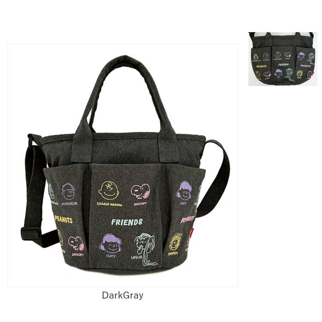 ルートート スヌーピー ROOTOTE 8421 通販 ショルダーバッグ 斜めがけバッグ トートバッグ トートバック バケツバッグ SNOOPY DELI デリ レディース 小さめ 軽量 軽い 大人 かわいい おしゃれ 可愛い 刺繍 Ivory ・