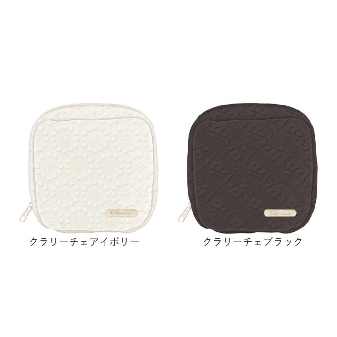 スクエアポーチ おしゃれ 通販 小物入れ 化粧ポーチ メイクポーチ コスメポーチ トラベルポーチ ポーチ 持ち運び コンパクト 収納 整理 レディース 女性 カジュアル かわいい オシャレ 可愛い 小物収納 旅行 トラベル ギフト 贈り物 フロルシックベージュ ・