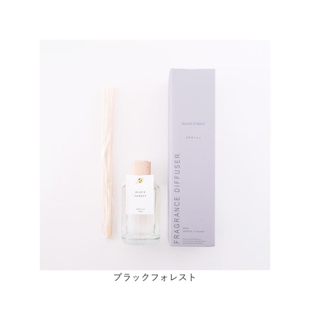shesay フレグランスディフューザー L 通販 スティックディフューザー ルームフレグランス リードディフューザー ディフューザー スティック 芳香器 香り フレグランス ギフト 贈り物 リビング クリア 瓶 部屋用 ナチュラル シンプル インテリア ベルガモットレモン ・