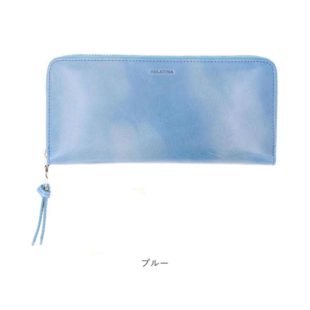 SOLATINA ソラチナ 長財布 メンズ SW-70100 通販 ロングウォレット 財布 お財布 さいふ ロング ウォレット 革 レザー 本革 ラウンドファスナー ラウンド ファスナー 耐久性 札入れ カードポケット 小銭入れ ポケット 小銭 お札 カード ブラック ・