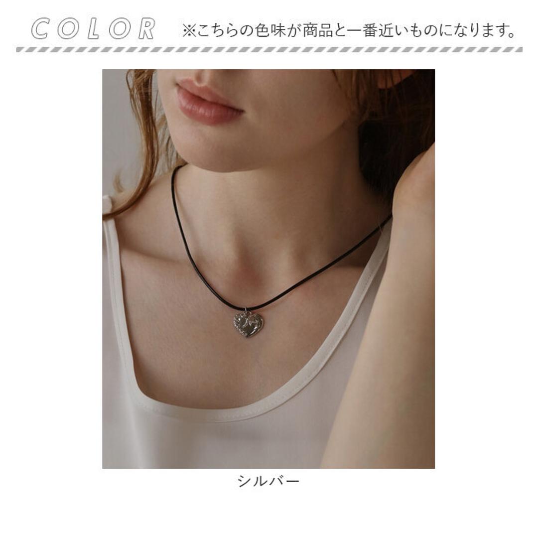 ハートチャームネックレス ダイヤモンドハーツ 通販 レディース Diamond Hearts アクセサリー ジュエリー ハートチャーム ペンダント チャーム ハート おしゃれ かわいい カジュアル きれいめ 首飾り シンプル 贈り物 ギフト プレゼント 誕生日 シルバー 45cm