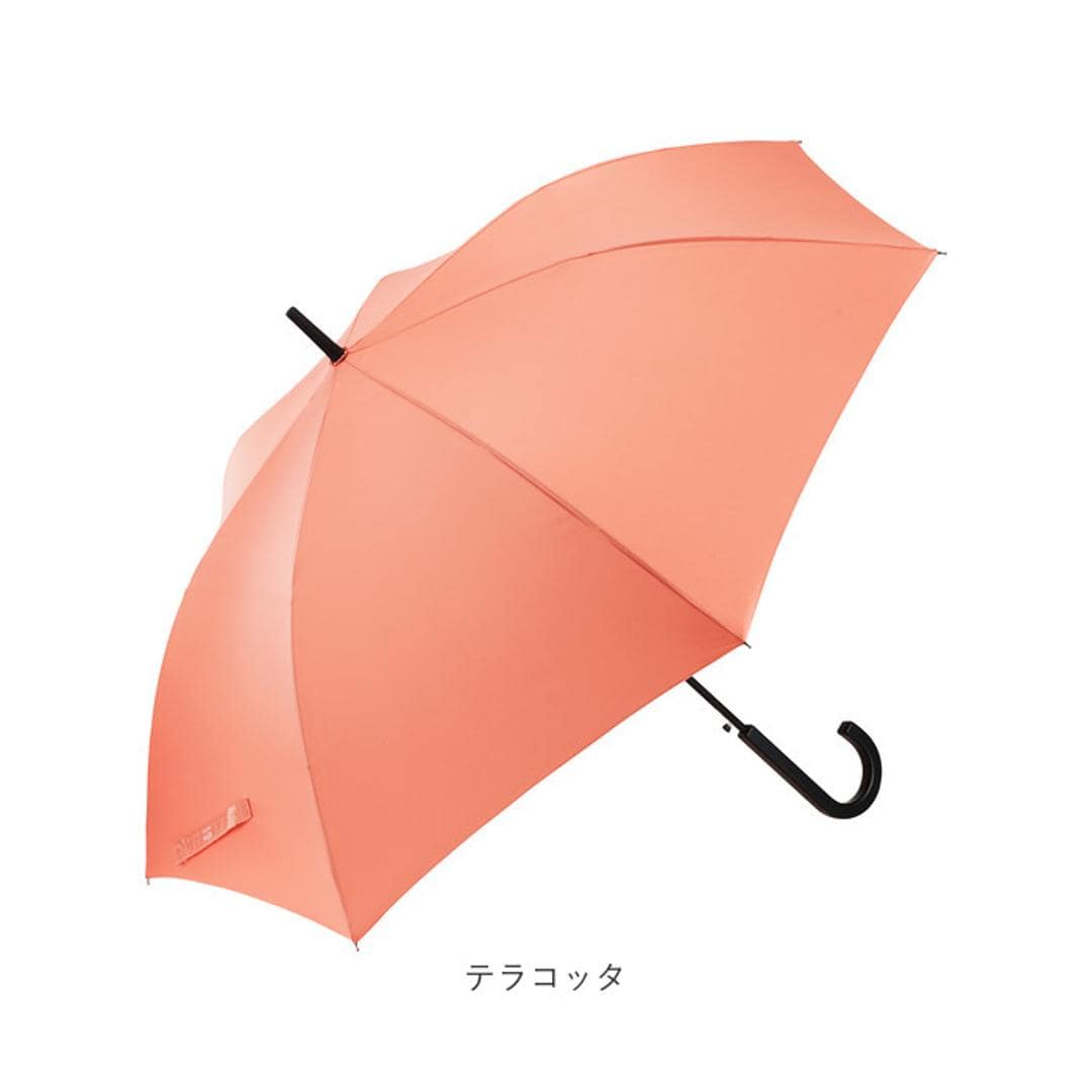 長傘 通販 waterfront ウォーターフロント 大きめ ワンタッチ傘 ジャンプ式傘 雨傘 傘 かさ カサ ユニセックス シンプル 無地 おしゃれ 通勤 通学 男性 女性 高校生大学生 父の日 母の日 ギフト 贈り物 ブラック ・