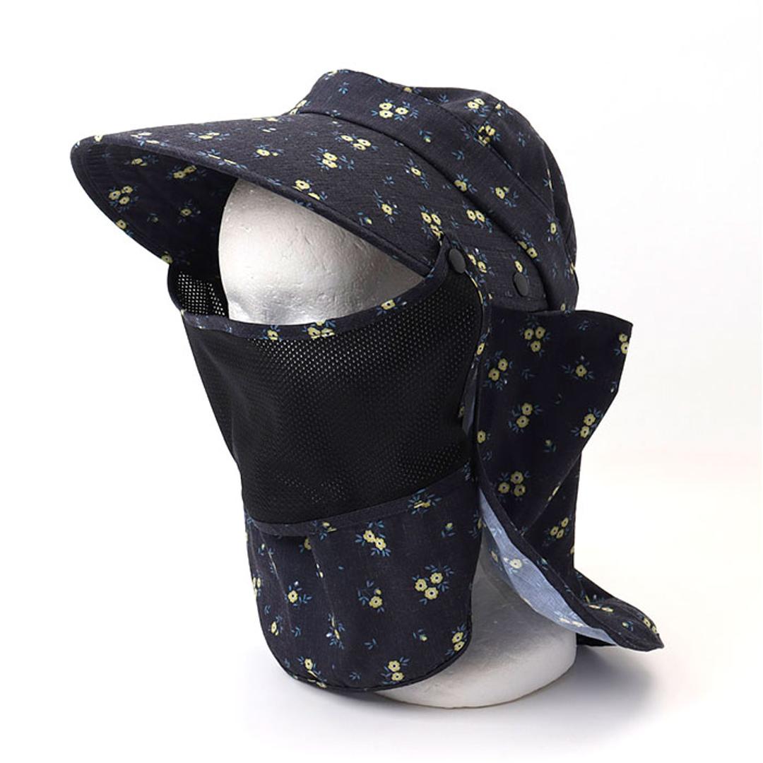 UVカット 帽子 レディース 日よけ 首の後ろ 通販 つば広帽子 折りたたみ帽子 撥水 つば 長い 深め おりたたみ 折りたたみ 夏 春 秋 フェイスガード フェイスカバー付き アウトドア 運動会 スポーツ観戦 ガーデニング 農業 庭 手入れ レディース帽子 ベージュ ・