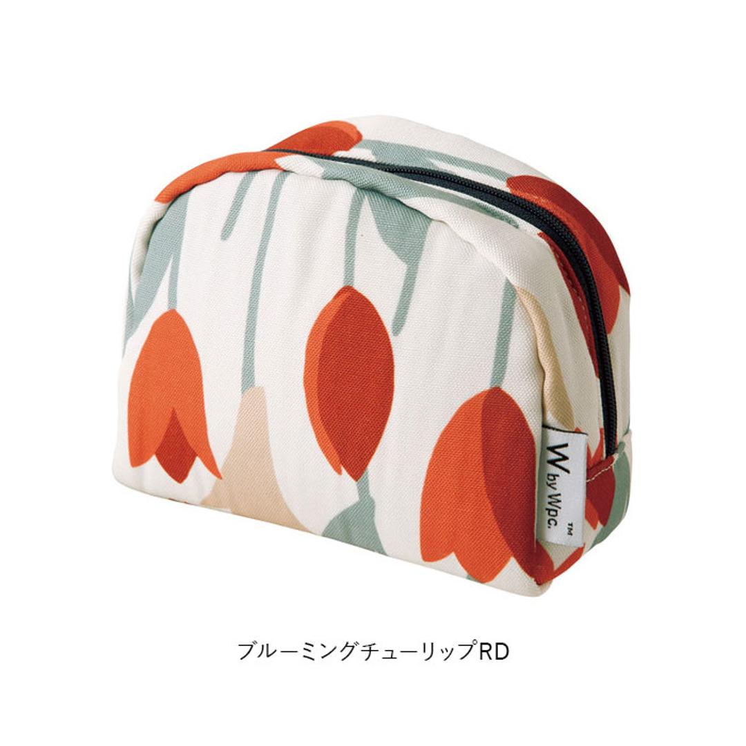 ポーチ ブランド wpc 通販 小さめ おしゃれ 小物入れ レディース 撥水 はっ水 通勤 通学 大人 かわいい コスメポーチ 化粧ポーチ テキスタイル 花柄 W by Wpc. ダブリュピーシー スモールポーチ W007 レディースバッグ 083.クッカOF ・