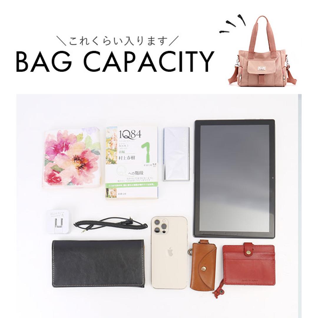 トートバッグ 斜め掛け レディース 通販 トートバック ショルダーバッグ ショルダーバック 斜め掛け 肩掛け ショルダー トート 手提げ 2way 軽量 大容量 撥水 A4 ナイロン おしゃれ 大人 通勤 通学 パープル ・