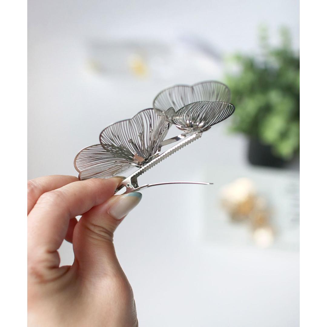 Rora ヘアクリップ キッズ 通販 グラシア ヘアークリップ 髪どめ 髪留め ヘアアクセサリー 髪飾り お花 フラワー 子供 女の子 大人っぽい 卒園式 入学式 結婚式 発表会 可愛い おしゃれ かわいい 子ども用アクセサリー キッズファッション ゴールド ・