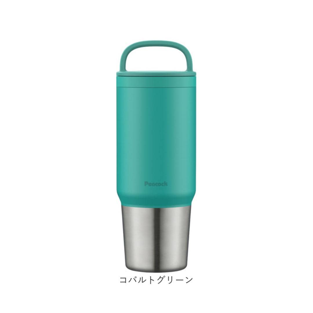 マグボトル 洗いやすい 800ml 通販 ステンレスボトル 直飲み水筒 スクリューボトル 直のみ マグ 食洗機対応 食洗器 ステンレス ハンドル付き 保冷 保温 おしゃれ ピーコック魔法瓶 大人用水筒 お弁当グッズ 弁当用品 キッチン用品 ブラック ・