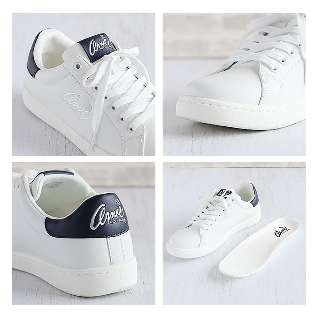 Arnold Palmer アーノルドパーマー レディース スニーカー 通販 ひも靴 紐靴 運動靴 ランニングシューズ ウォーキングシューズ カジュアルシューズ 靴 シューズ コートスニーカー 紐 ひも AN0602 カジュアル ランニング ウォーキング フラット ホワイト 【即日発送】23cm