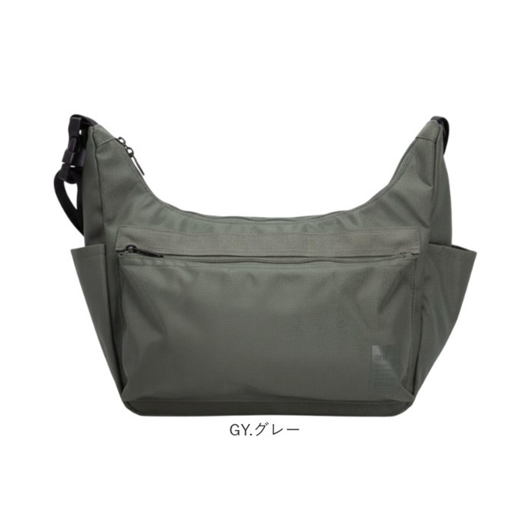 アネロ anello ショルダーバッグ ATH3772 通販 ショルダーバック 斜めがけバッグ マザーズバッグ レディース メンズ 大きめ 大容量 通勤 通学 A4 旅行 撥水 おしゃれ きれいめ シンプル ポケット 多い SHARE レディースバッグ BK.ブラック ・