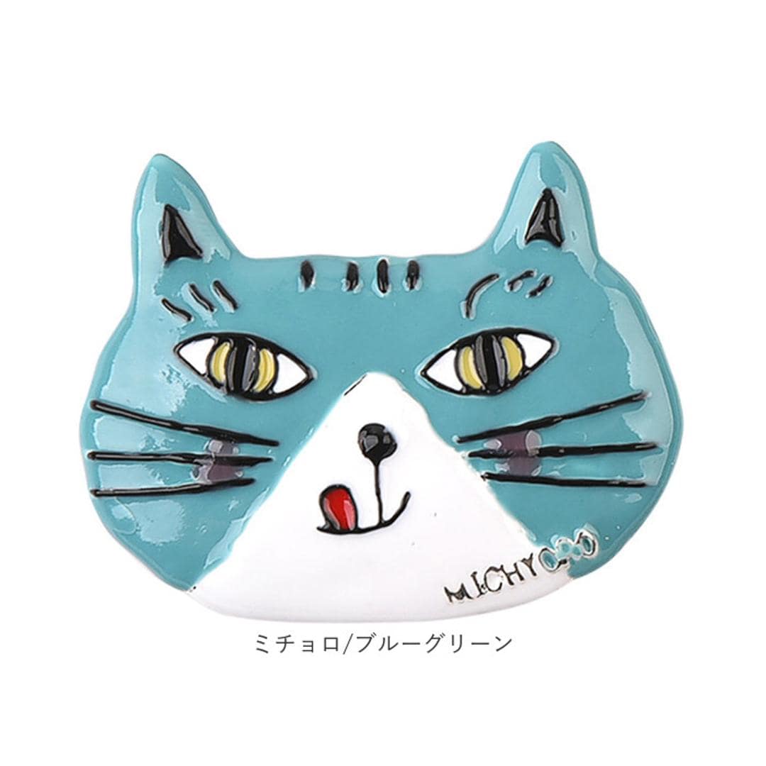 ブローチ 親指サイズ アニマル 通販 バッジ 親指サイズのブローチ アクセサリー ジュエリー 飾り 小さい 小さめ ミニ 動物 コンパクト かわいい 可愛い キャラ ギフト 贈り物 ファッション 雑貨 グッズ おでかけ お出かけ オシャレ おしゃれ ネコザワさん ・