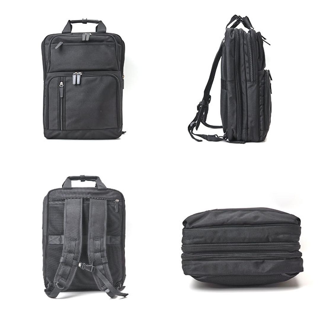 ビジネスバッグ メンズ リュック 通販 ビジネスリュック リュックサック バックパック CAPTAIN STAG 1338 キャプテンスタッグ 大容量 A4 A3 B4 マチ拡張 PC パソコン 通勤 通学 出張 営業 キャリーオン 自転車 メンズバッグ ブラック ・