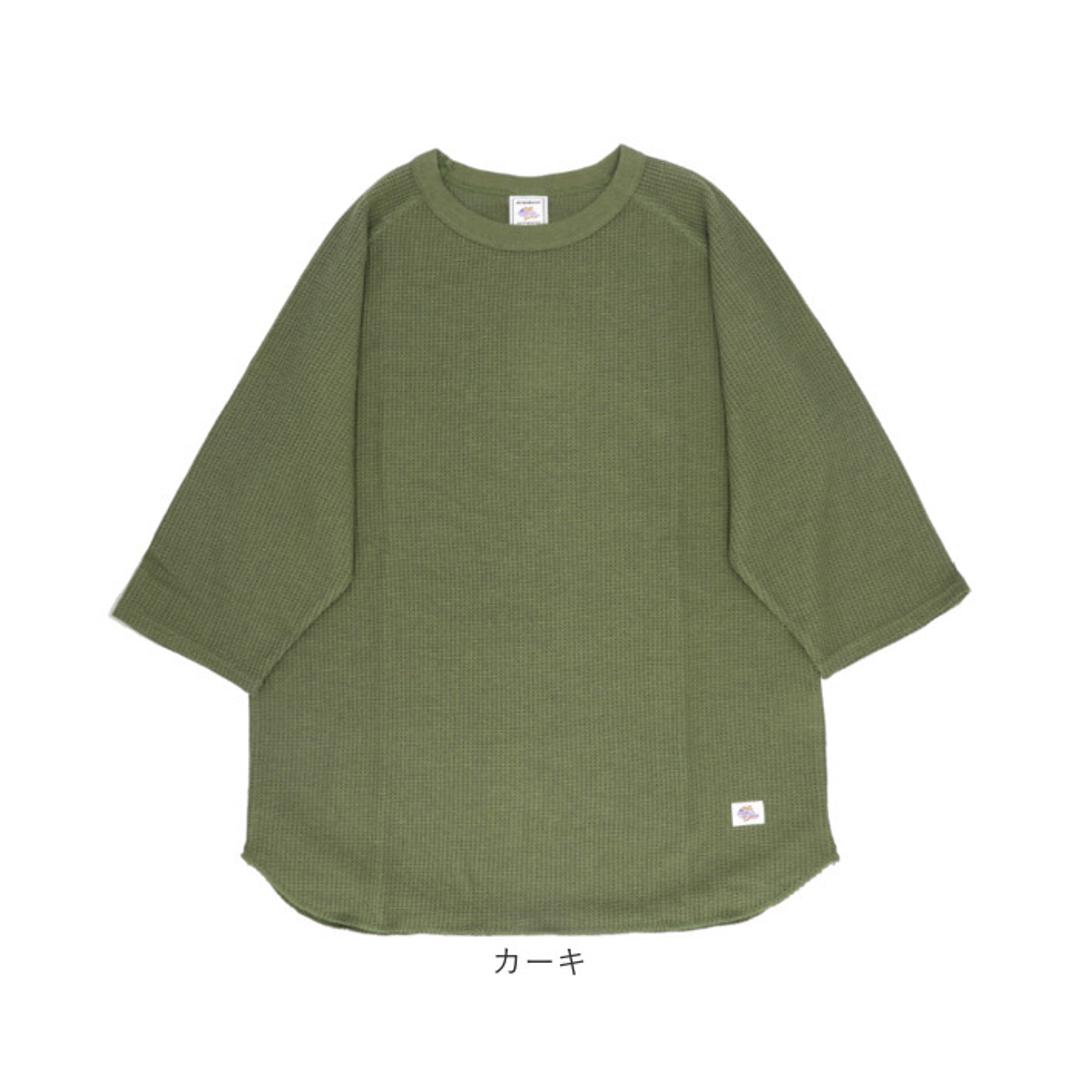 JEMORGAN ワッフル JD009-12S ジェーイーモーガン 通販 Tシャツ カットソー ラグランTシャツ サーマル ラグラン 7分袖 トップス 七分袖 メンズ レディース 重ね着 無地 シンプル アメカジ 春夏秋冬 夏服 秋服 メンズファッション ホワイト Mサイズ