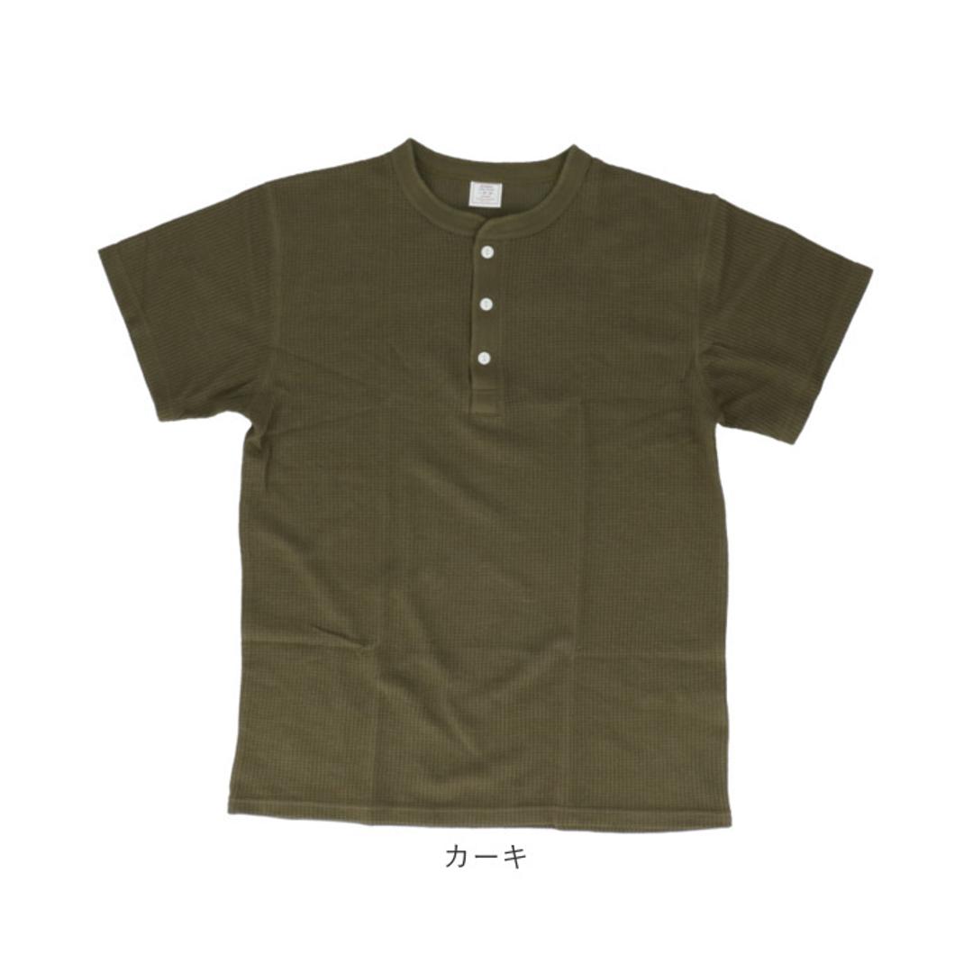 JEMORGAN ワッフル JE197-22S ジェーイーモーガン 通販 Tシャツ カットソー 半袖 トップス メンズ インナー 重ね着 ワッフル生地 ヘンリーネック 夏 春夏 夏物 夏服 レディース 大きいサイズ アメカジ 男性 紳士 メンズファッション ホワイト Mサイズ