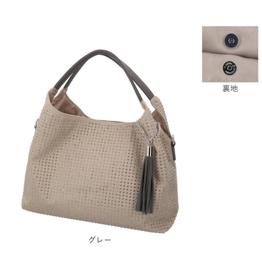 トートバッグ レディース 通販 手提げバッグ ショルダーバッグ 2WAY 肩掛け タッセルチャーム 軽い 軽量 バッグ かばん カバン シンプル おしゃれ かわいい 通勤 通学 女性 大人女子 カジュアル 旅行 ギフト 贈り物 お出掛け ブラック ・