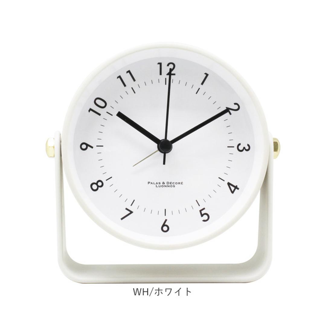 目覚まし時計 アナログ かわいい 通販 アラームクロック 置き時計 置時計 アラーム 時計 おしゃれ くすみカラー シンプル 静音 静か リビング 寝室 子供 小さい コンパクト ギフト 贈り物 Lipad リパド LPD-10 インテリア時計 インテリア GR/グリーン ・
