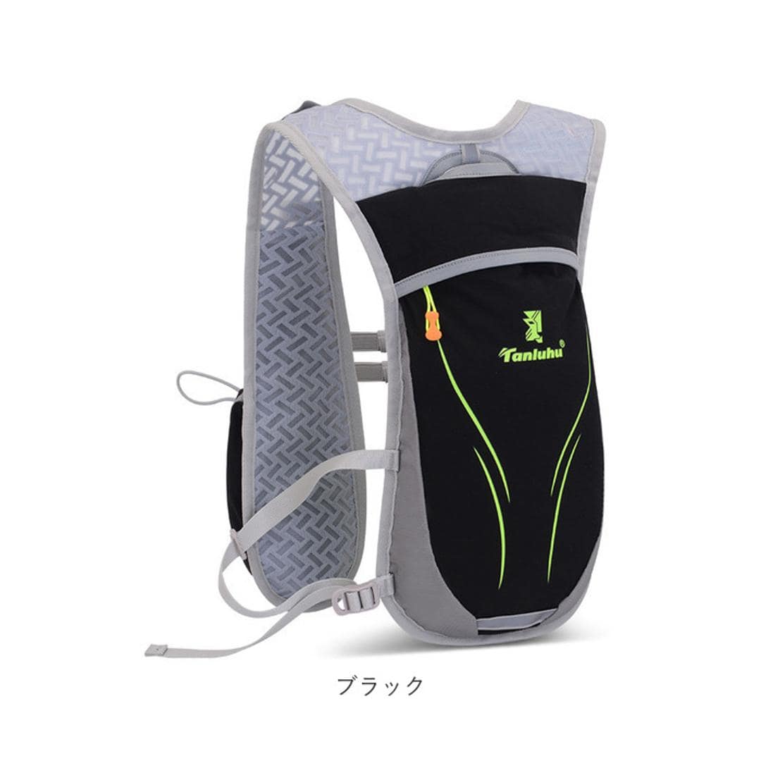 ランニング バックパック 軽量 通販 ランニングバック ランニングバッグ サイクリングバック サイクリングバッグ サイクリングリュック リュック リュックサック コンパクト ジョギング トレラン ハイキング 自転車 アウトドア トレラン スポーツ グリーン ・