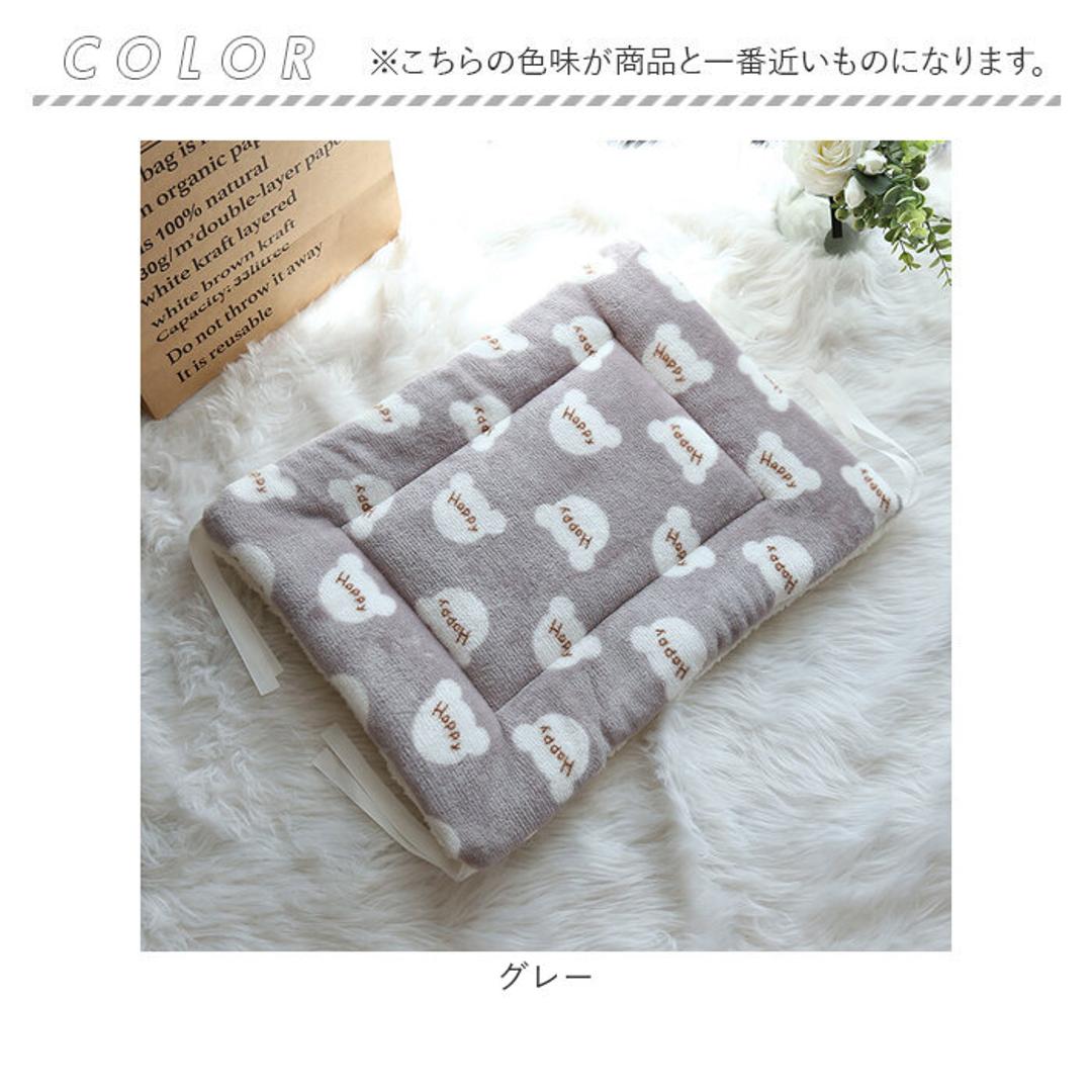 ペット用 マット 通販 ペット用マット ペットマット ペットベッド ペットクッション ペットソファ 猫ベッド 犬ベッド 柔らかい やわらかい かわいい 可愛い 防寒 防寒対策 寒さ対策 ペット ペット用品 犬用 猫用 犬用品 猫用品 犬 いぬ 猫 ネコ ねこ グレー ・