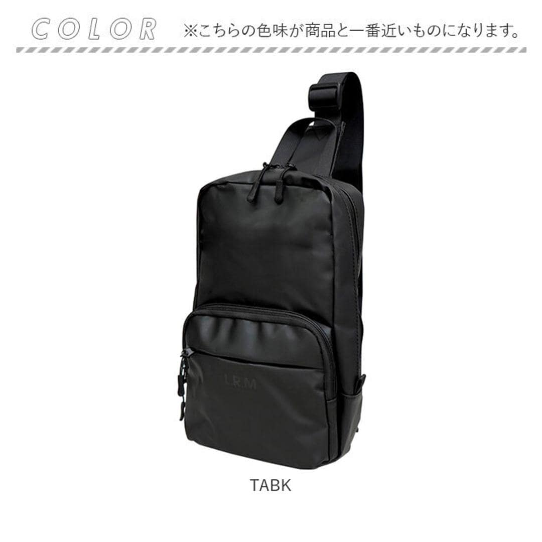 L.R.M バッグ NC-1071-1 通販 ボディバッグ ボディーバッグ 斜めがけバッグ ボディバック ボディーバック ワンショルダーバッグ メンズ かっこいい レディース 小さめ 大容量 おしゃれ 通勤 通学 旅行 アウトドア サブバッグ メンズバッグ TABK ・