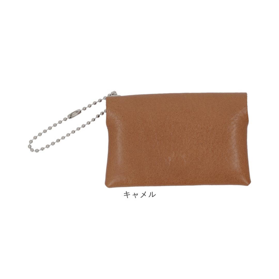 R.C.L ポケットティッシュケース 本革 p1048 通販 ポケットティッシュカバー ティッシュカバー 革 レザー 鞄につけられる 2つ折り アールシーエル ティッシュペーパー ティッシュ ポケットティッシュ インテリア おしゃれ 贈り物 ギフト ブラック ・