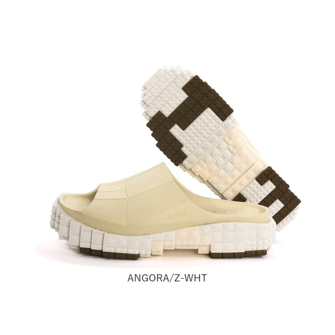 ccilu チル サンダル 厚底 通販 室内履き 外履き メンズサンダル レディースサンダル 厚底サンダル 軽い 軽量 疲れにくい 衝撃吸収 防滑 メンズ レディース 男女兼用 春 夏 PANTOO FOREST XP ユニセックス BLACK/Z-WHT 23cm