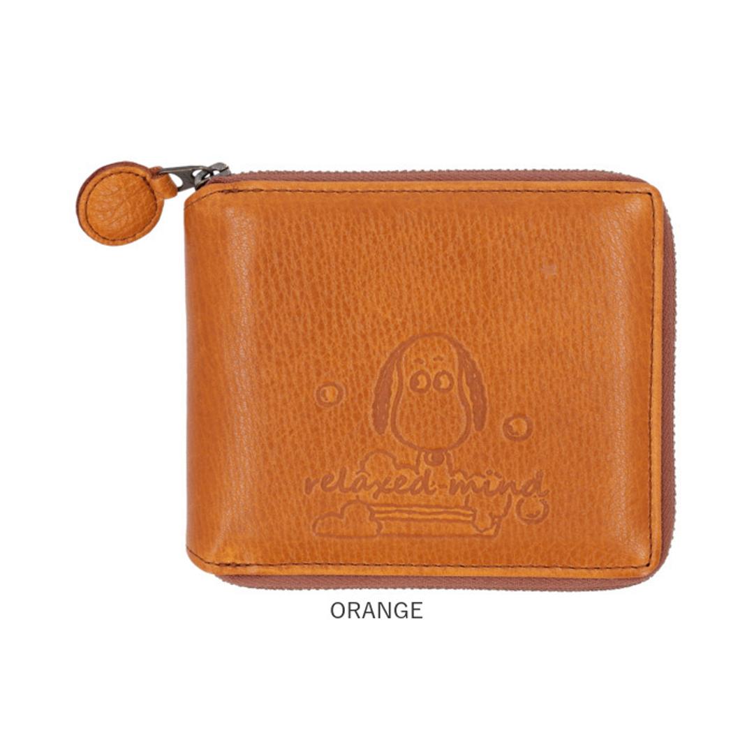 スヌーピー 財布 PEANUTS 7347 通販 二つ折り財布 二つ折り 2つ折り財布 さいふ サイフ お財布 おさいふ レディース ラウンドファスナー おしゃれ 大人かわいい SNOOPY 可愛い 高校生 中学生 シンプル 小銭入れあり レディース財布 BLUE ・