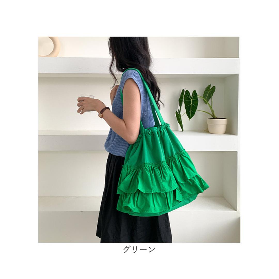 トートバッグ レディース 軽量 通販 肩掛けトートバッグ おしゃれ トートバック 肩掛けバッグ キャンバストートバッグ A4 肩掛けカバン 肩掛け鞄 マザーズバッグ フリル 大きめ 大容量 ママバッグ オシャレ レディースバッグ 通勤 通学 かわいい 可愛い ホワイト ・