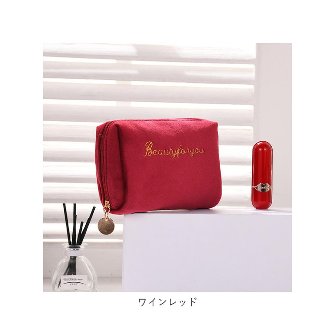 ポーチ 小物入れ 通販 化粧ポーチ メイクポーチ コスメポーチ トラベルポーチ 自立 大容量 仕切り 機能的 持ち運び 収納 旅行 お出かけ かわいい カワイイ 可愛い シンプル 柔らかい やわらかい おしゃれ オシャレ ブラック ・