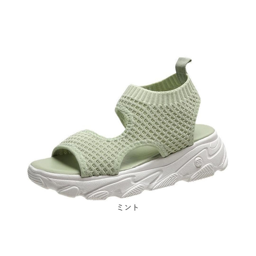 スポーツサンダル 厚底 レディース 通販 サンダル スポサン 厚底サンダル おしゃれ コンフォートサンダル フラットサンダル 靴 くつ クツ かわいい シューズ 夏 スポーツ スポーティ カジュアル アウトドア 婦人靴 疲れにくい 歩きやすい シンプル オシャレ ブラック 【即日発送】35(22.5cm)