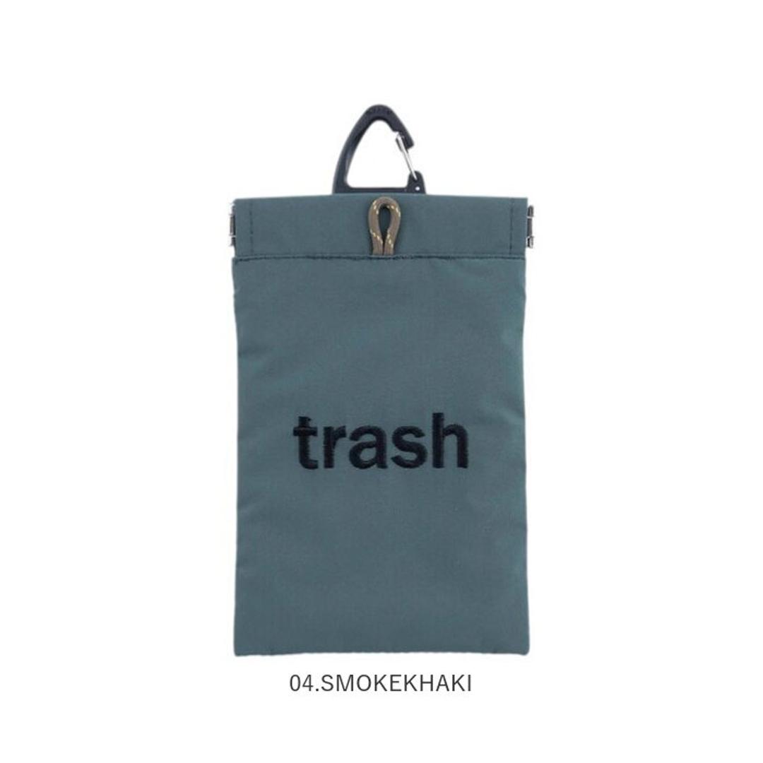 携帯 ゴミ箱 ポーチ 通販 トラッシュポーチ POY ポーイ 携帯用ゴミ箱 ゴミ袋 持ち運び ゴミ入れ ごみ入れ ミニゴミ箱 ミニごみ箱 ミニポーチ マルチケース 小物入れ 紙くず おしゃれ レジャー お出かけ ヘミングス アウトドア 01.GREIGE ・