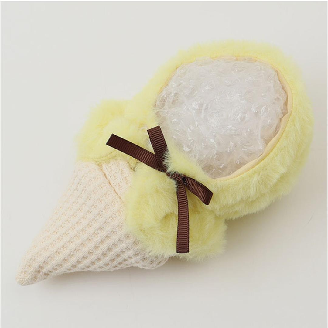 ぬい 着ぐるみ アイスクリーム 通販 推し活 アイス ぬいぐるみキーホルダー ぬいぐるみ 服 ぬい服 ポンチョ ぬいポンチョ 10cm 推しぬい ぬい活 Appel Toi アペルトワ チャーム バッグチャーム かわいい 810024 ファッション小物 PURPLE ・