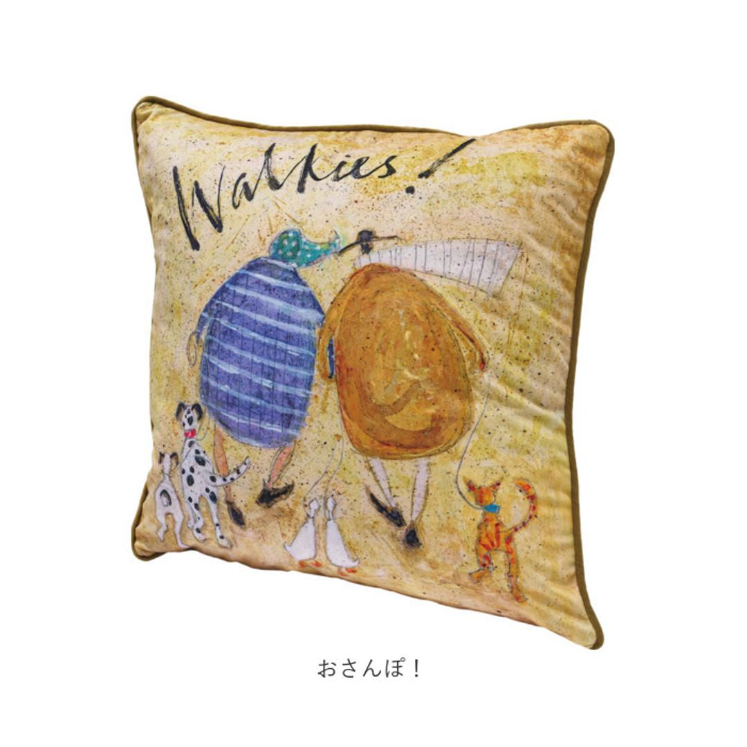 サムトフト クッションカバー 通販 Sam Toft クッション カバー 45cm 45 45×45cm ベロア アート 絵画 名画 インテリア テキスタイル ファブリック おしゃれ かわいい オシャレ 可愛い 寝具 インテリア小物 リトルサプライズ ・