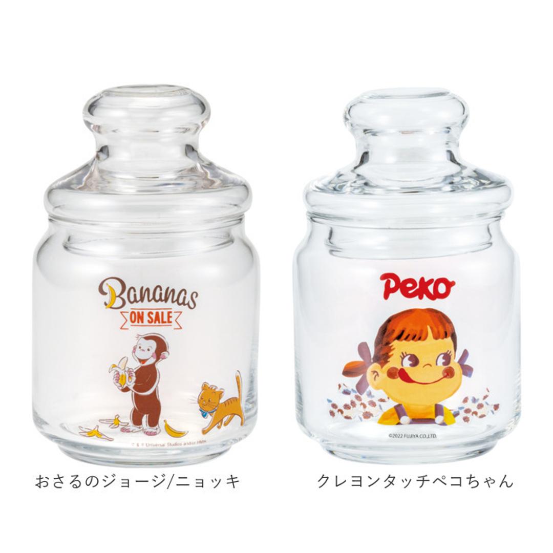 キャニスター ガラス おしゃれ 通販 ガラスキャニスター キャンディポット キャンディ ポット 小物入れ 保存容器 ガラス保存容器 ガラス容器 保存瓶 キャラクター かわいい 可愛い ガラス製 食品保存容器 調味料ケース 調味料入れ キッチン用品 カオハナハローキティ ・