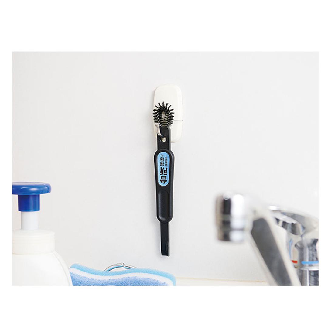 掃除 ブラシ 3種セット 通販 ごっそり溝職人 汚れごっそり溝職人 掃除ブラシ 掃除 道具 隙間掃除 キッチンブラシ ヘラ へら すき間掃除 すき間洗いブラシ フローリング サッシ 溝 溝職人 掃除用品 グッズ キッチン ブラック ・