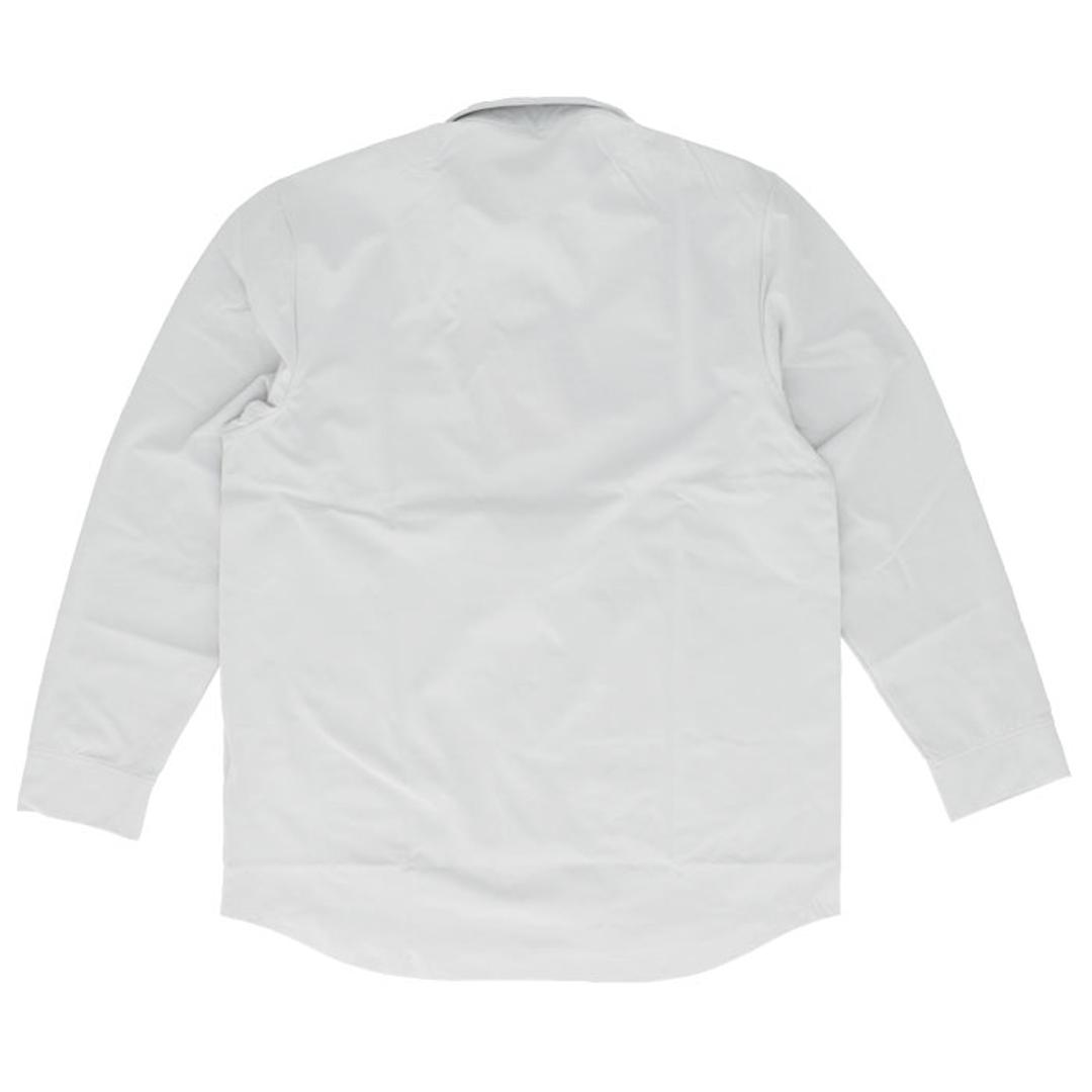 URBAN SQUARE シャツ 3531 通販 アーバンスクエア カッターシャツ ワイシャツ 襟付きシャツ 長袖シャツ メンズ 接触冷感 通勤 ビジネス シンプル ビジネスカジュアル オフィスカジュアル イージーケア きれいめ ストレッチ トップス 男性 WHITE Mサイズ