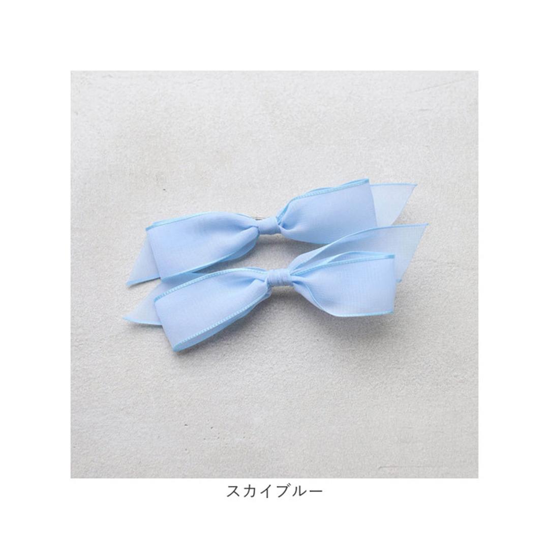 Rora ヘアクリップ キッズ 2個セット 通販 ヘア クリップ 68412302 モーニングリボンクリップ リボン 子供 女の子 大人っぽい 卒園式 入学式 結婚式 発表会 おしゃれ かわいい オシャレ 可愛い ヘアーアクセサリー ヘアアクセサリー キッズファッション ブラック フリー