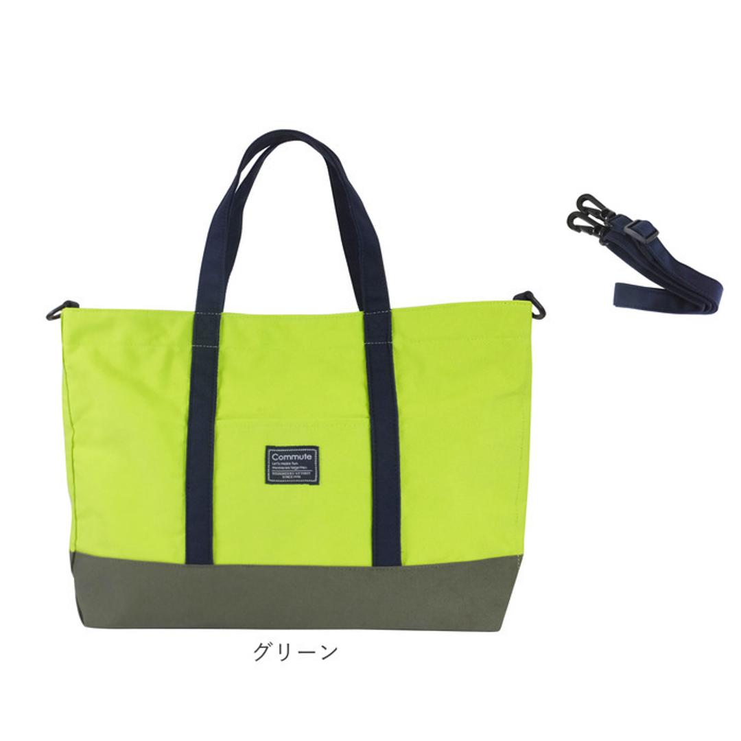 レッスンバッグ マチ付き 2way 通販 手提げバッグ 小学校 トートバッグ 手提げかばん 手さげカバン 横型 男の子 女の子 子供 小学生 入園 入学 斜め掛け ショルダー 大容量 A4 かばん 通園 通学 AtFirst アットファースト おしゃれ ブルー ・