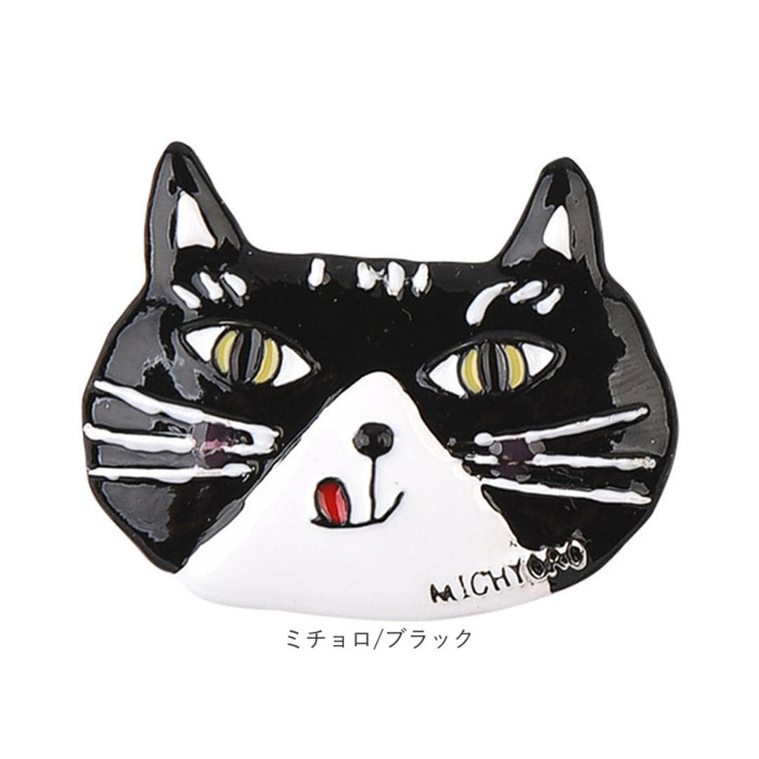 ブローチ 親指サイズ アニマル 通販 バッジ 親指サイズのブローチ アクセサリー ジュエリー 飾り 小さい 小さめ ミニ 動物 コンパクト かわいい 可愛い キャラ ギフト 贈り物 ファッション 雑貨 グッズ おでかけ お出かけ オシャレ おしゃれ ネコザワさん ・