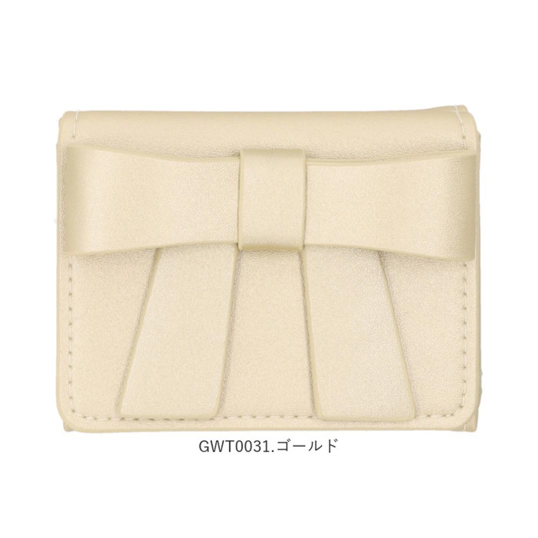 ミニ財布 レディース 通販 三つ折り財布 財布 さいふ ミニウォレット 小銭入れ カードポケット お札入れ 合成皮革 合皮 女性 コンパクト かわいい おしゃれ 多収納 軽量 コインケース 三つ折り 小さい財布 贈り物 ギフト GWT0028.ピンク ・