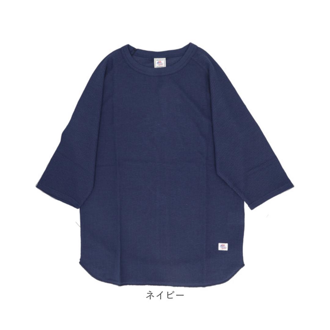 JEMORGAN ワッフル JD009-12S ジェーイーモーガン 通販 Tシャツ カットソー ラグランTシャツ サーマル ラグラン 7分袖 トップス 七分袖 メンズ レディース 重ね着 無地 シンプル アメカジ 春夏秋冬 夏服 秋服 メンズファッション ホワイト Mサイズ