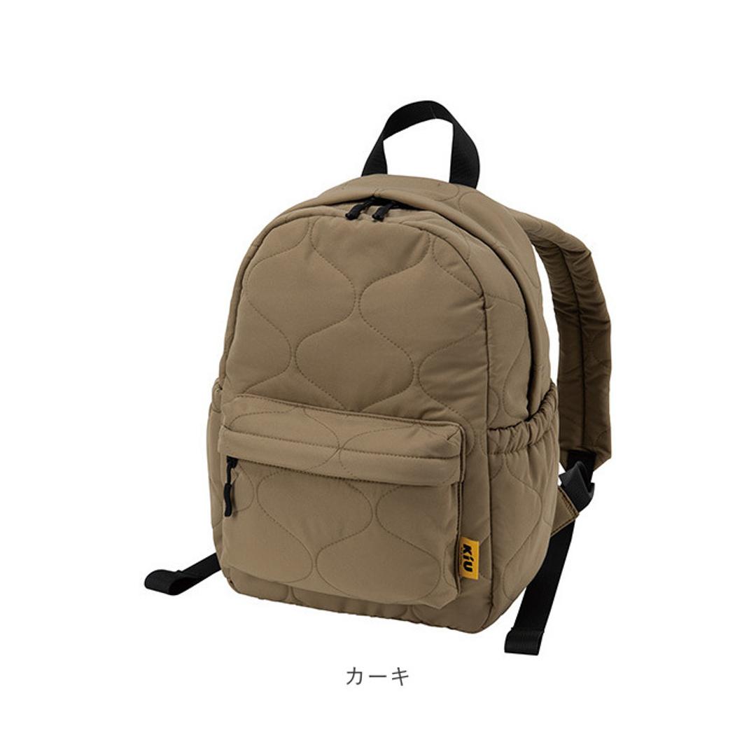kiu リュック キウ K391 通販 リュックサック ミニリュック デイパック バックパック パデットデイバックパック 小さめ 通学 通勤 旅行 レディース メンズ 軽量 軽い 撥水 キルティング おしゃれ かわいい シンプル 可愛い 男女兼用バッグ ブラック ・