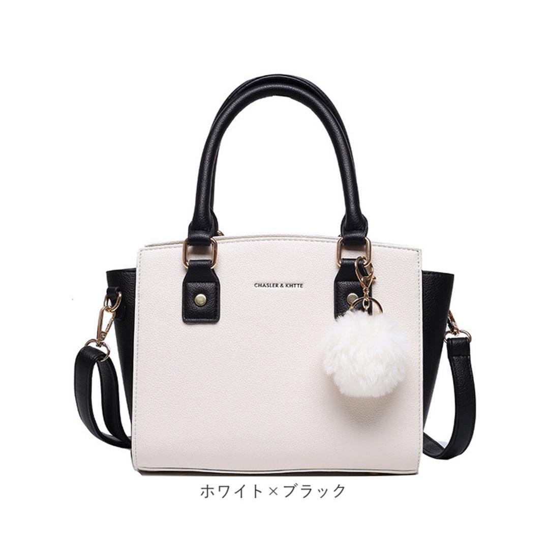 ショルダーバッグ ハンドバッグ 2WAY 通販 ハンドバック ショルダーバック ショルダー 肩掛け 斜めかけ ななめかけ トートバッグ トートバック 手提げ トート フェイクレザー 小さめ コンパクト 合皮 レザー調 高級感 レディース かわいい おしゃれ ブラック ・