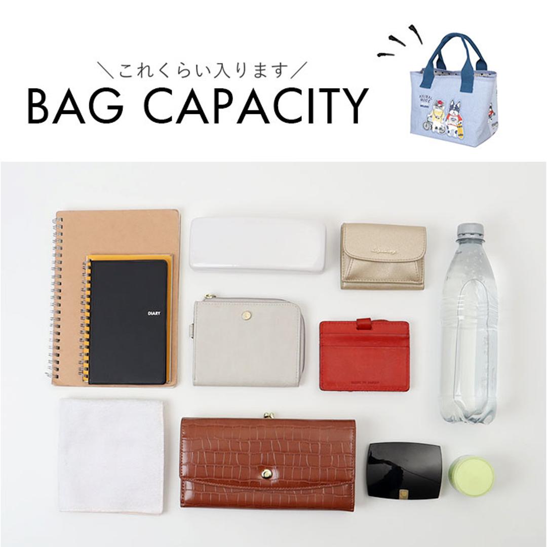 トートバッグ 仕切りあり 通販 仕切りトートバッグ ふた付 Sサイズ 厚手キャンパス 手提げバッグ ネコ 猫 ドリンクポケット かわいい 通勤 通学 シンプル カジュアル ママバッグ KUSUGURU-JP クスグルジャパン ギフト 贈り物 マチルダさん.ベージュ ・