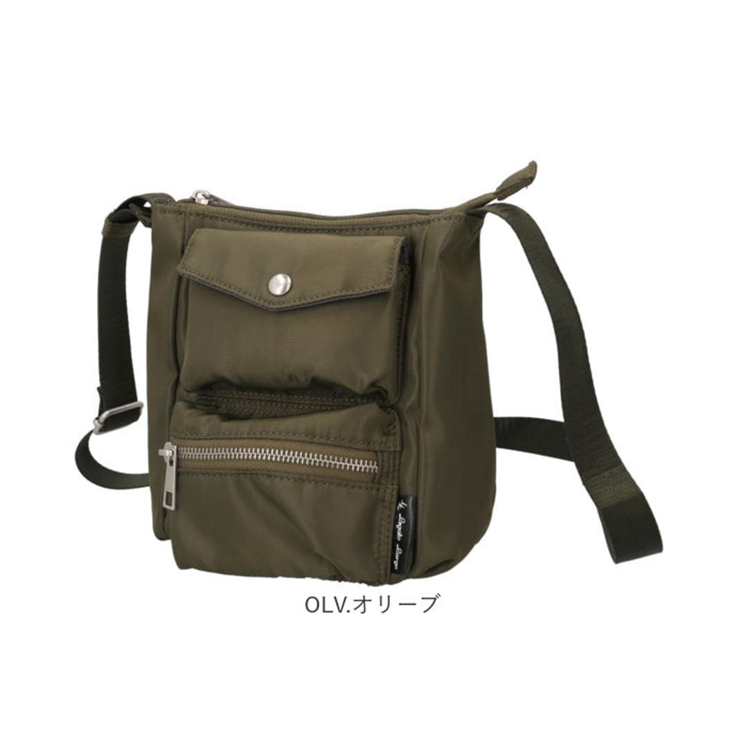 レガートラルゴ ショルダーバッグ LH-X0441 通販 LegatoLargo ショルダーバック 斜めがけバッグ ミニショルダーバッグ レディース 斜めがけ 大人 小さめ ブランド 縦長 縦型 撥水 シンプル 旅行 カジュアル ポケット多い レディースバッグ BE.ベージュ ・