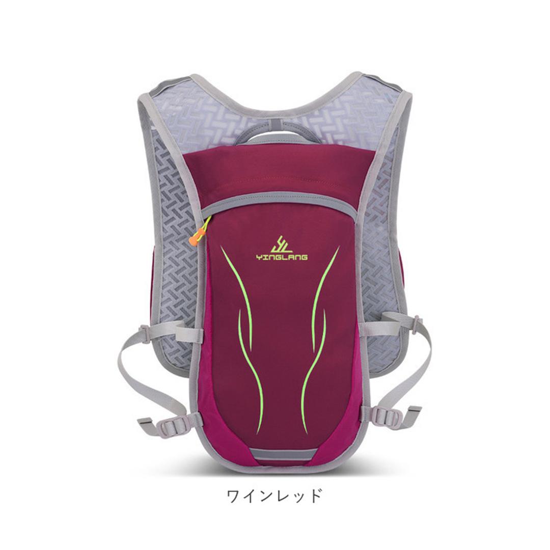 ランニング バックパック 軽量 通販 ランニングバック ランニングバッグ サイクリングバック サイクリングバッグ サイクリングリュック リュック リュックサック コンパクト ジョギング トレラン ハイキング 自転車 アウトドア トレラン スポーツ グリーン ・