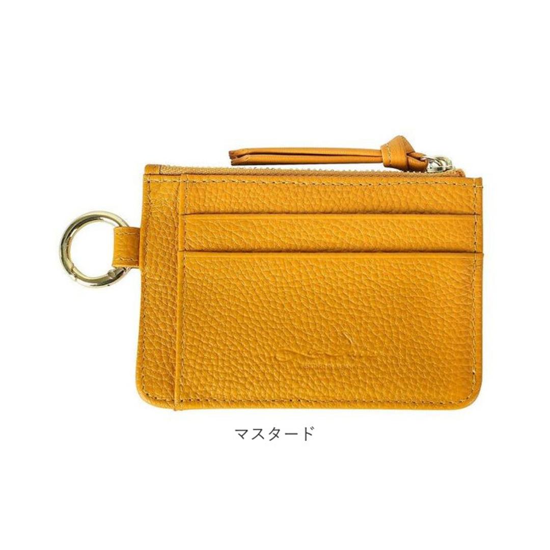 LIZDAYS パスケース コインケース 通販 定期入れ レディース フラグメントケース 本革 小銭入れ カードホルダー カード入れ カードケース ミニ財布 ミニポーチ カラビナ リズデイズ lz-67107 スリム 薄型 通勤 通学 かわいい おしゃれ ブラック ・