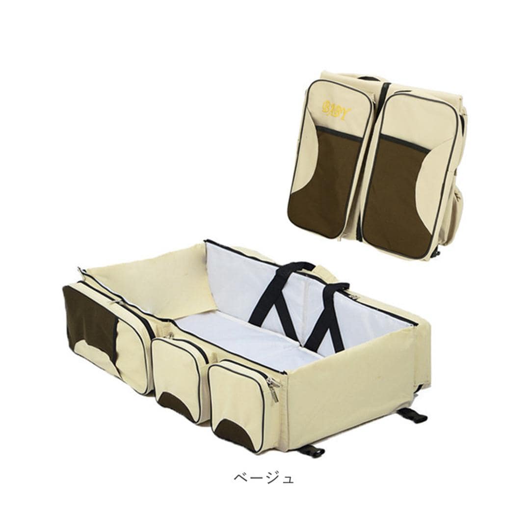 ポータブル ベビーベッド 通販 持ち運び 折りたたみ 折り畳み ショルダーバッグ マザーズバッグ ショルダー 2way コンパクト マザーバッグ ママバッグ マザーズ バッグ 防災グッズ 赤ちゃん ベビー 女の子 男の子 おでかけ 旅行 帰省 寝具 レッド ネイビー ベージュ グレー レッド ・