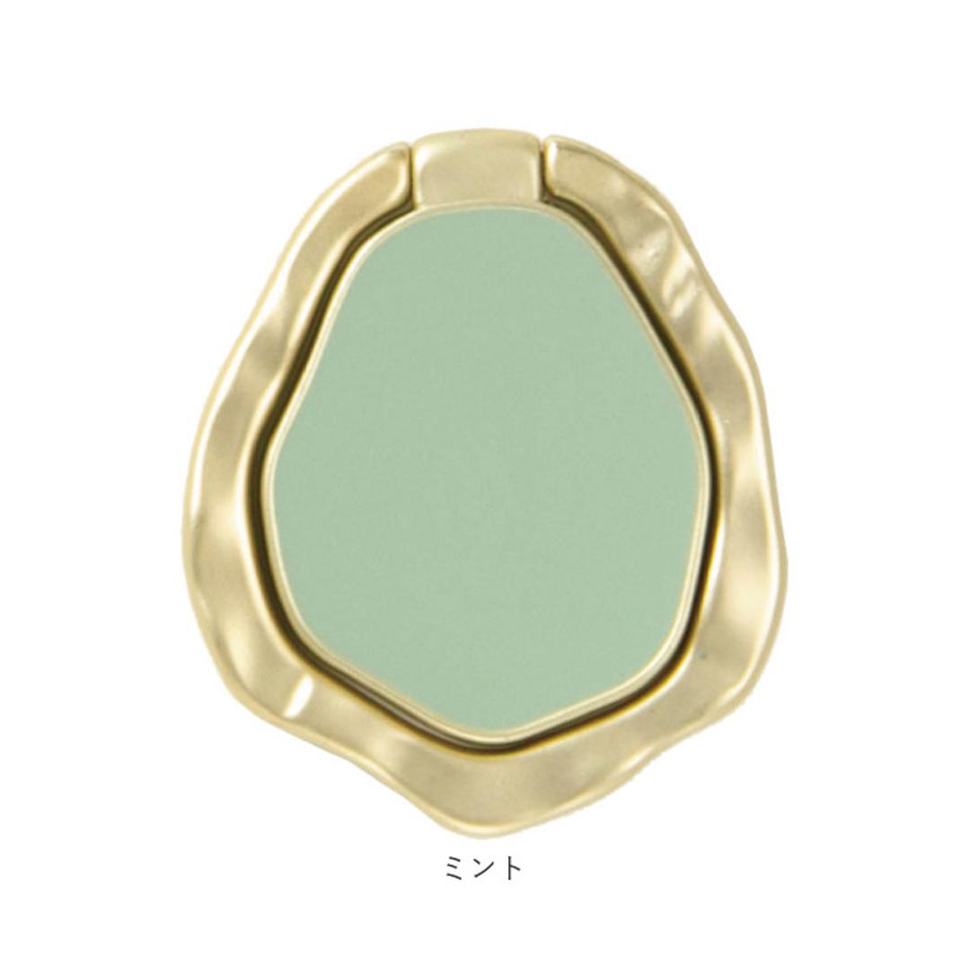 スマホリング スタンド おしゃれ 通販 スマホ リングホルダー ホールドリング スマートフォンリング スマホスタンド 大人 かわいい 落下防止 オシャレ 可愛い SR-LM ゴールド マット くすみカラー ニュアンスカラー レディース スマートフォンアクセサリー グレージュ ・